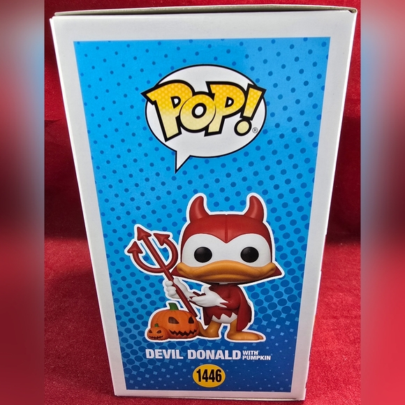 Devil Donald With Pumpkin Specialty Series # 1446 (Nib) With Pop Protector - Picture 6 of 7
